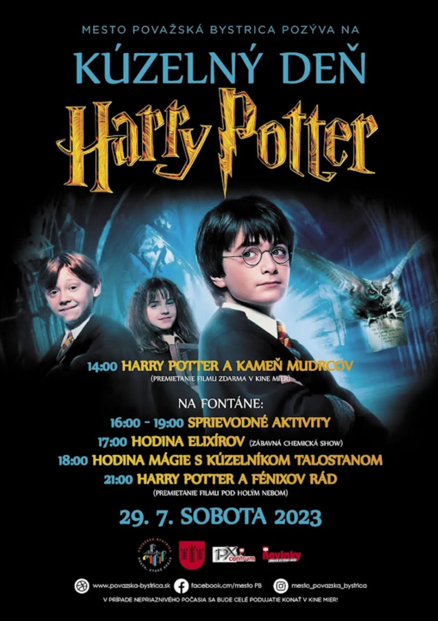 Kúzelný deň s Harrym Potterom