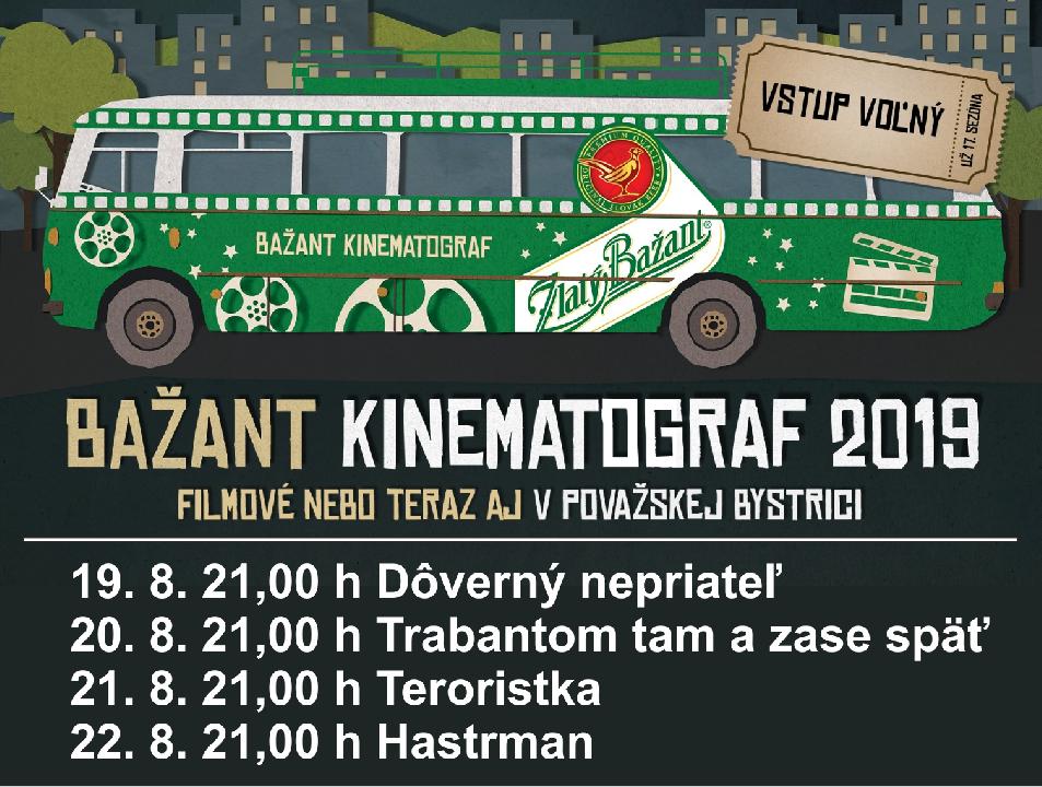 Bažant Kinematograf 2019