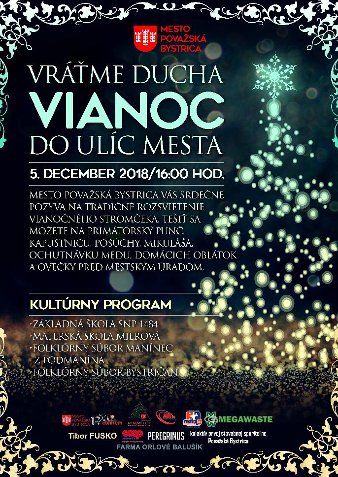 Vráťme Ducha Vianoc do ulíc mesta