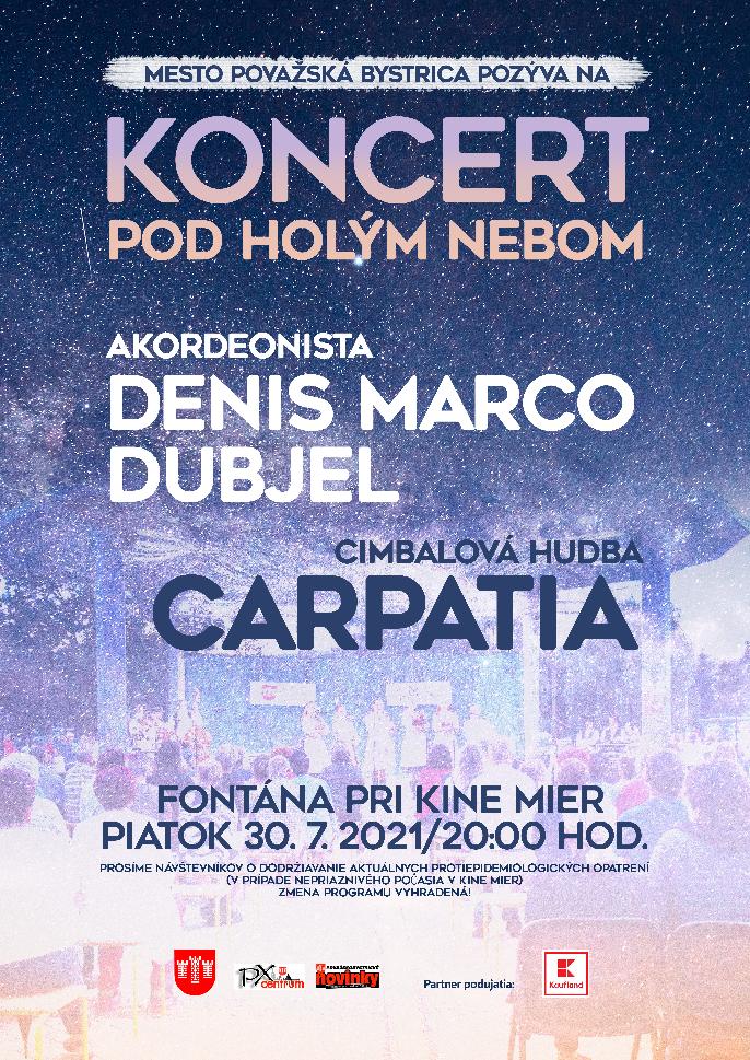Koncert pod holým nebom 2021