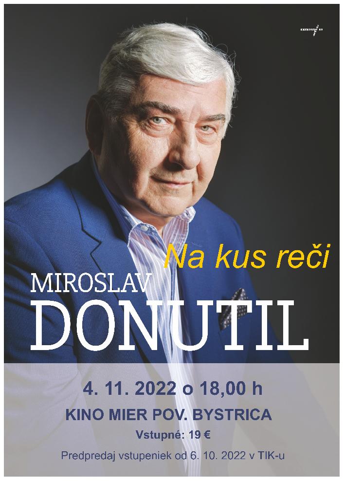 Miroslav Donutil: Na kus reči