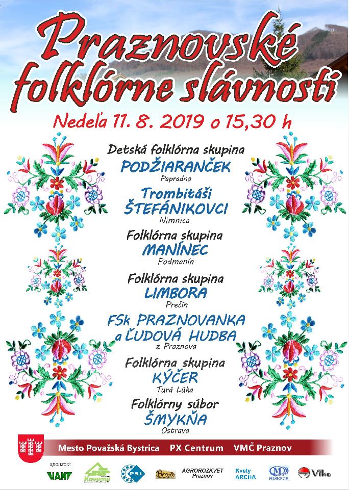 Praznovské folklórne slávnosti 2019