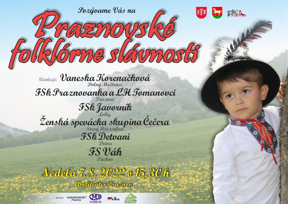 Praznovské folklórne slávnosti 2022