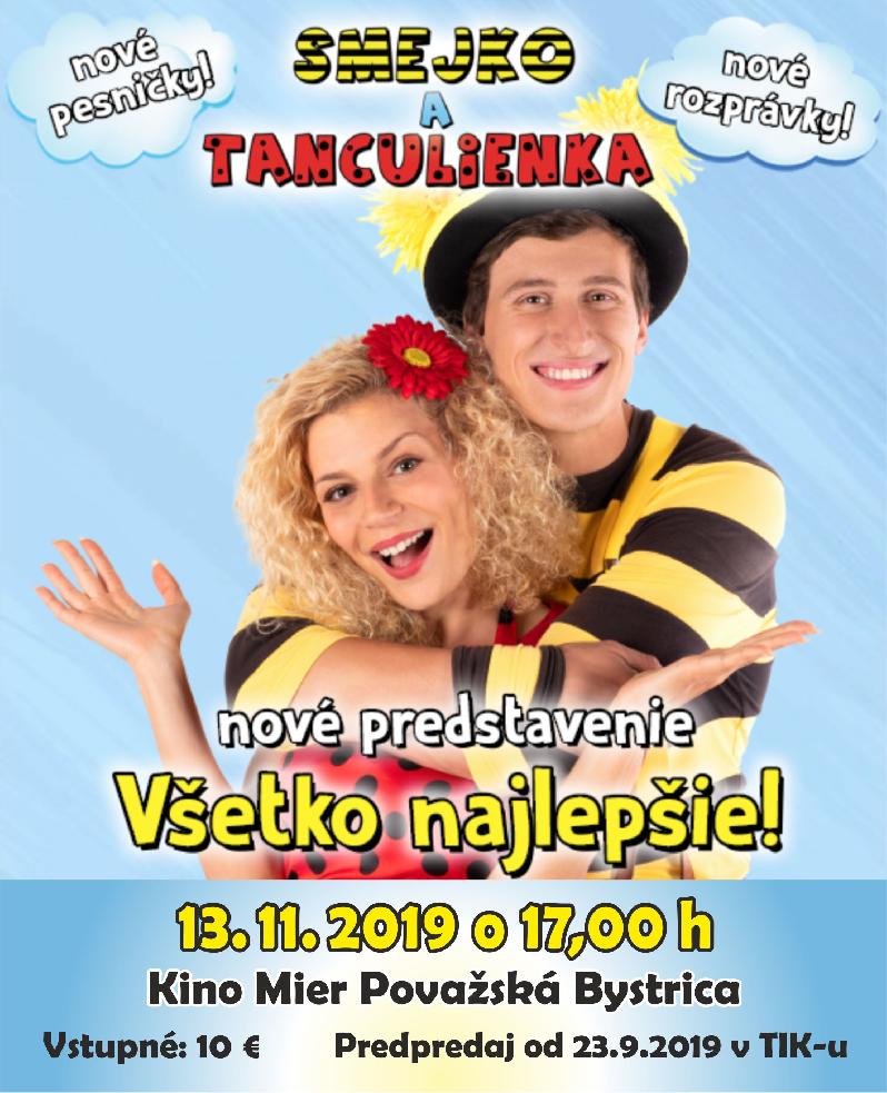Smejko a Tanculienka: Všetko najlepšie september 2019