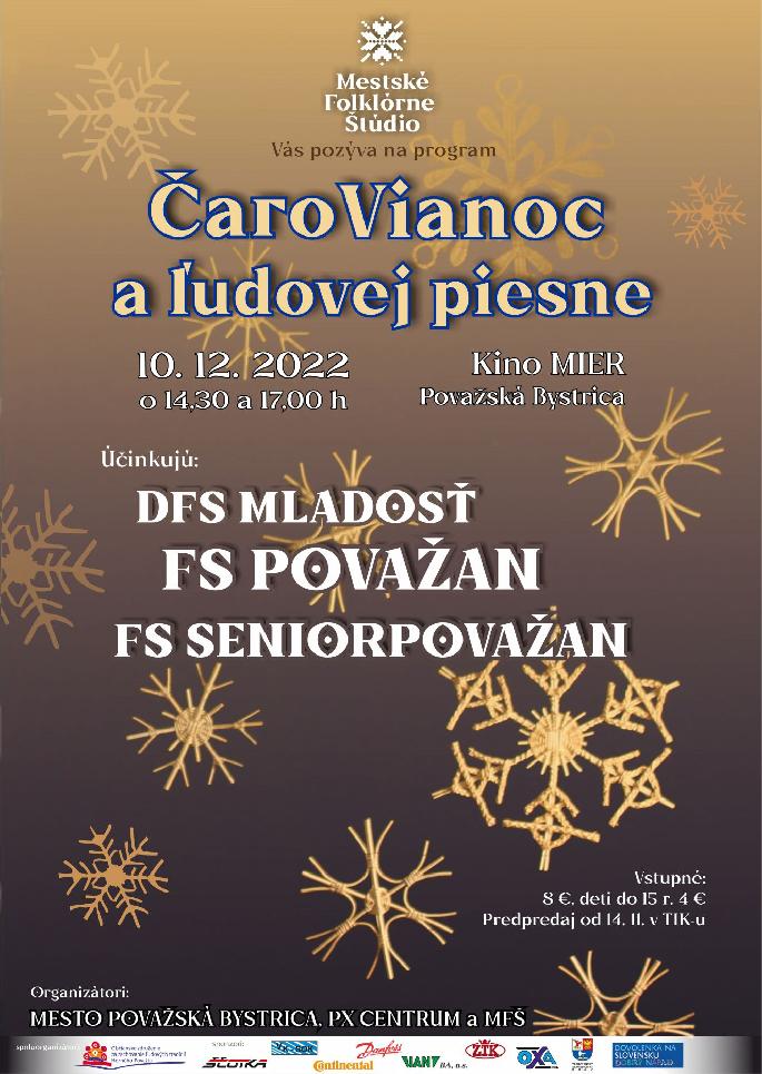 Čaro Vianoc a ľudovej piesne 2022
