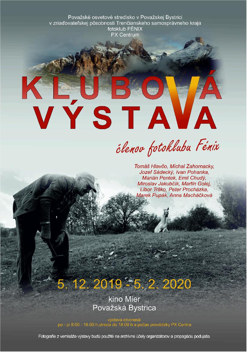 Klubová výstava členov fotoklubu Fénix 2019