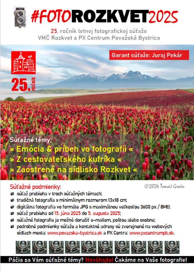 FOTOROZKVET 2025 - podmienky súťaže