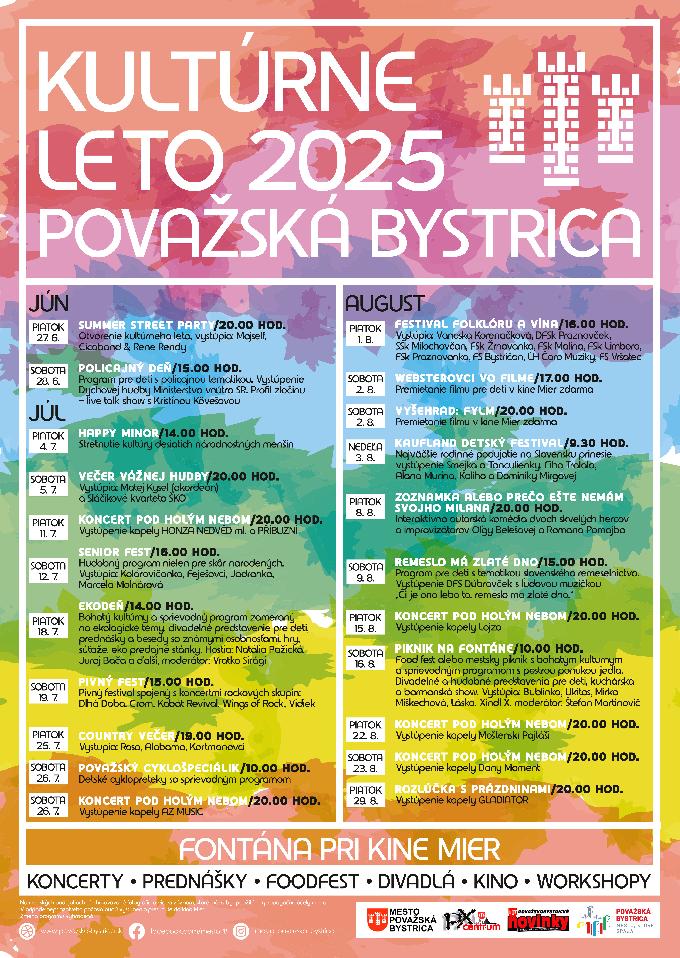 KULTÚRNE LETO 2025