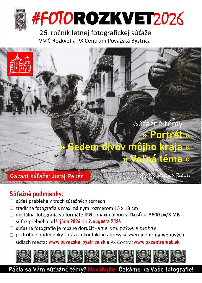 FOTOROZKVET 2026 - vyhlásenie súťaže